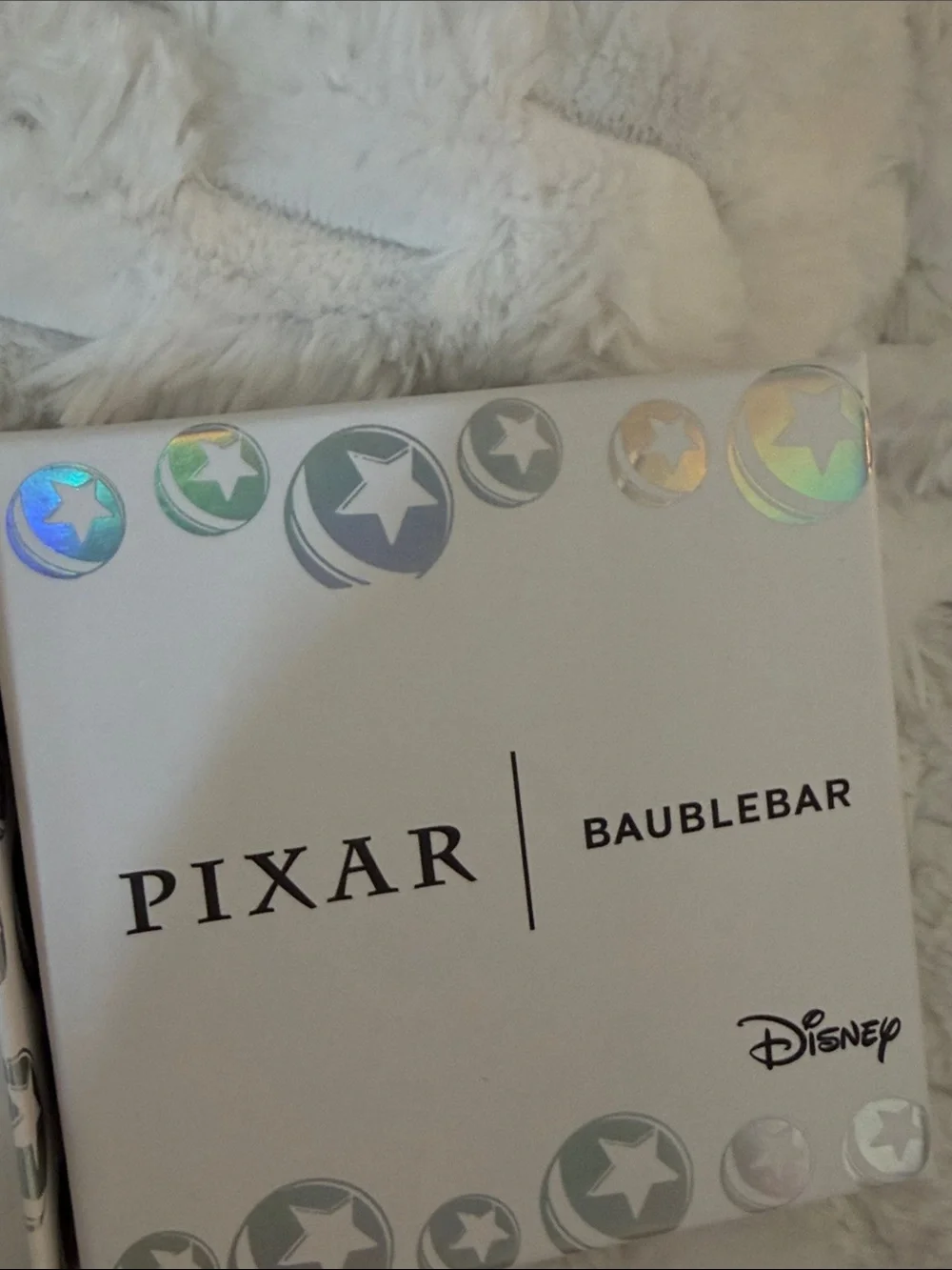 BaubleBar Pixar Monsters Inc Ghost Stud Earrings - White & Green